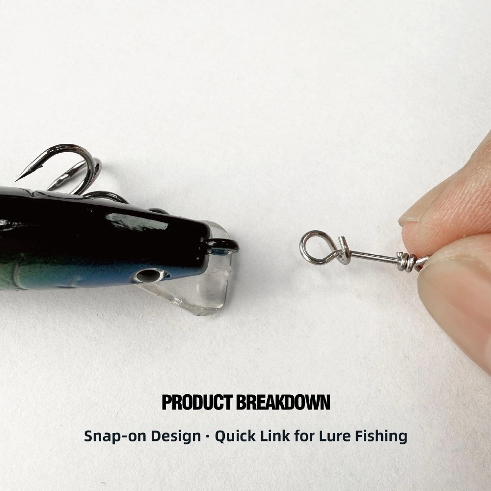 100 sztuk sprężynowych klipsów – Fishing Equipment Cheap recenzja i cena