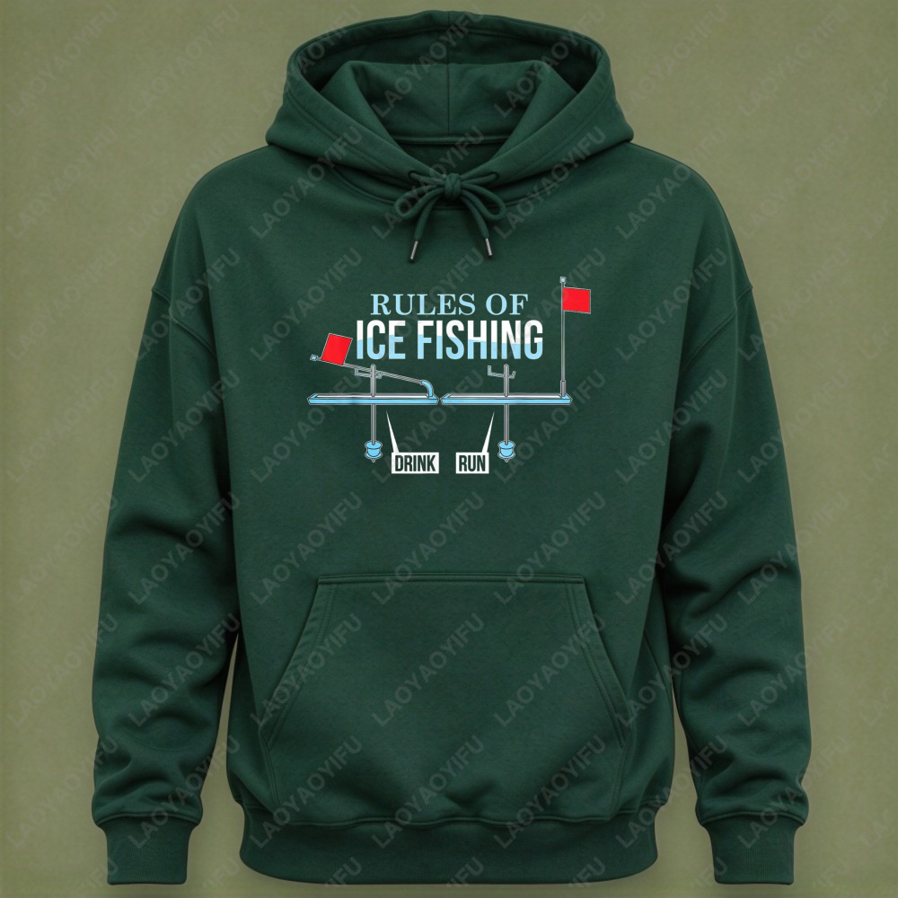 Bluza z kapturem Mne'd Rules o – Ice Fishing Tip Up recenzja i cena